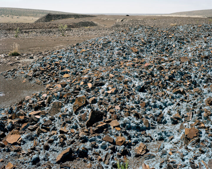 DG 990 Goldblatt David Blue Asbestos Fibres Owendale Mine Northern Cape 2002