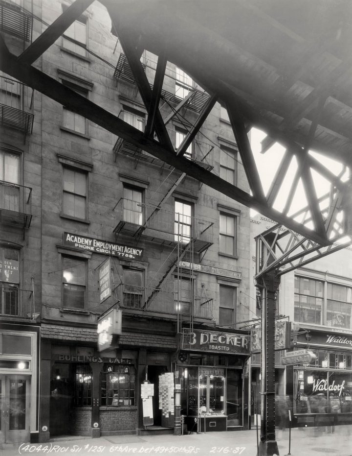 Vp 2383 Walthercollection Unidentifiedphotographer Storefrontsalong6Thavenue 1936 37 W22