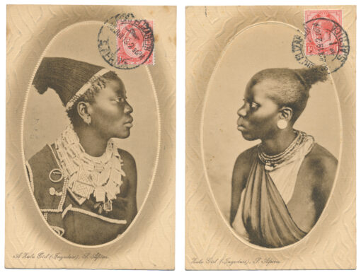 19c African Postcards two images